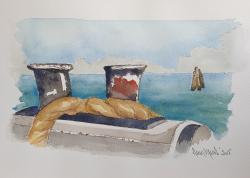 La Bitta - acquerello - cm. 40x28 h.