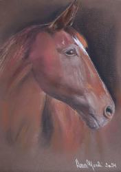 Purosangue - pastello morbido - cm.21x30