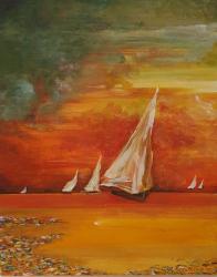 L'isola che non c'era - tempera su tela - cm.50x40