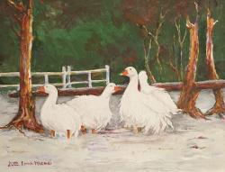 Oche del Danubio - acrilico su tela - cm. 40x30
