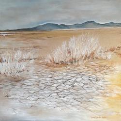 Siccità - tempera su tela - cm. 70x70